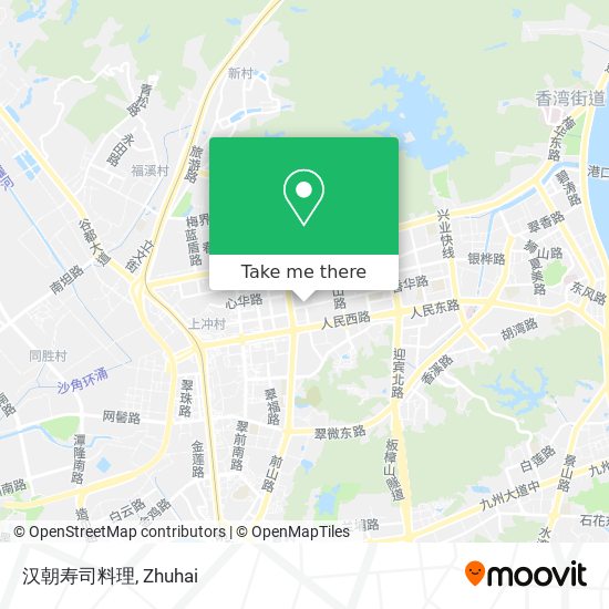 汉朝寿司料理 map