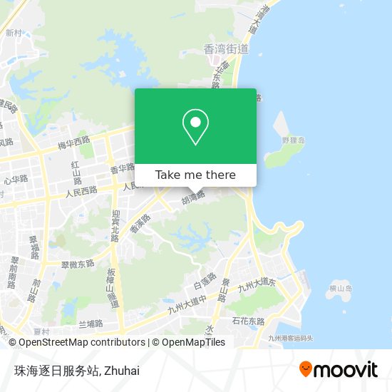 珠海逐日服务站 map