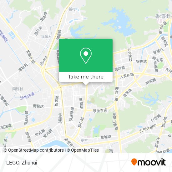 LEGO map