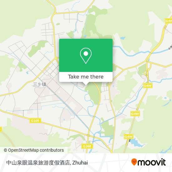 中山泉眼温泉旅游度假酒店 map
