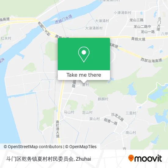 斗门区乾务镇夏村村民委员会 map