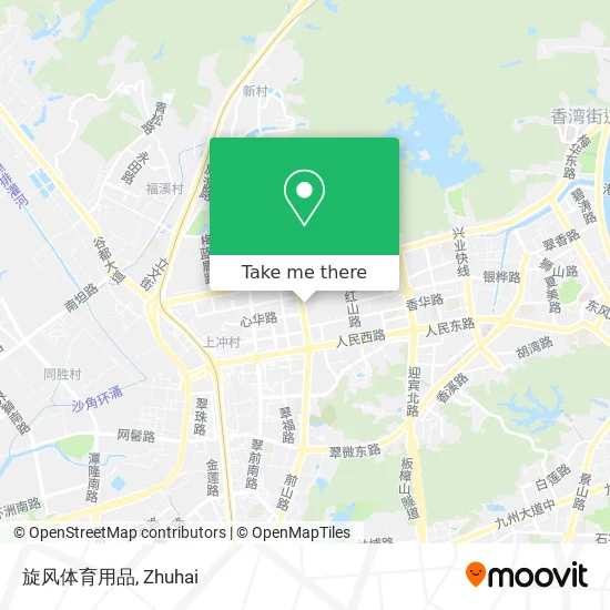 旋风体育用品 map