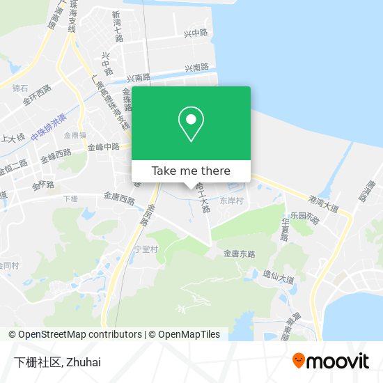 下栅社区 map