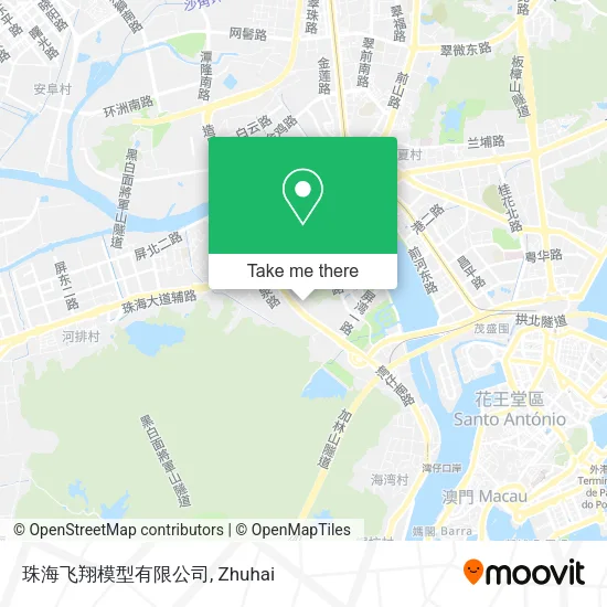 珠海飞翔模型有限公司 map