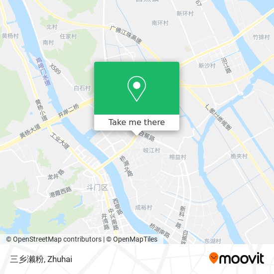 三乡濑粉 map
