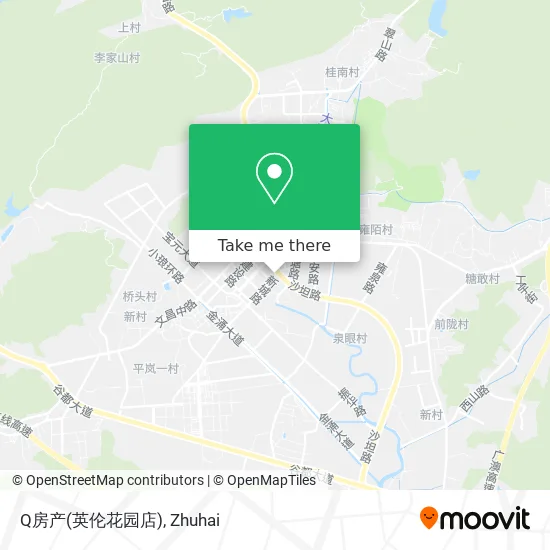 Q房产(英伦花园店) map