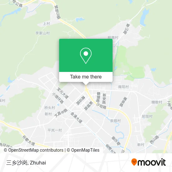 三乡沙岗 map