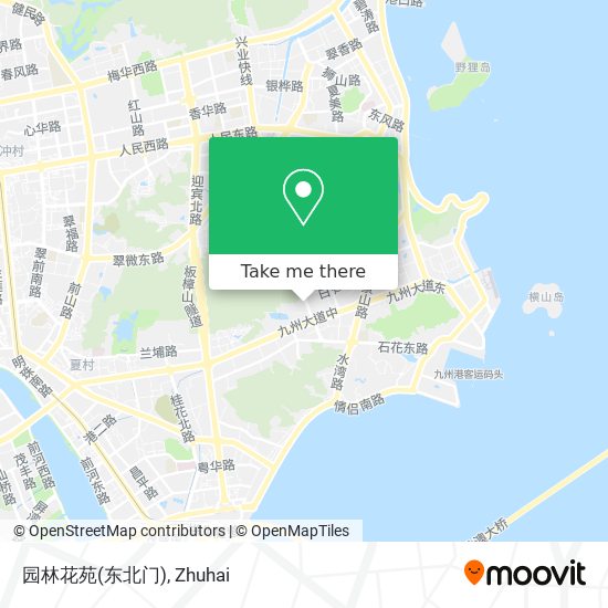 园林花苑(东北门) map