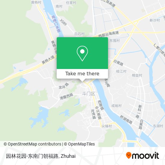 园林花园-东南门朝福路 map