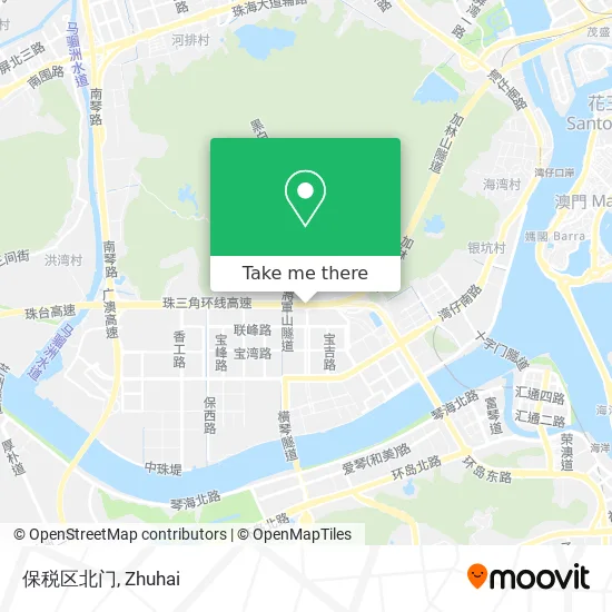 保税区北门 map
