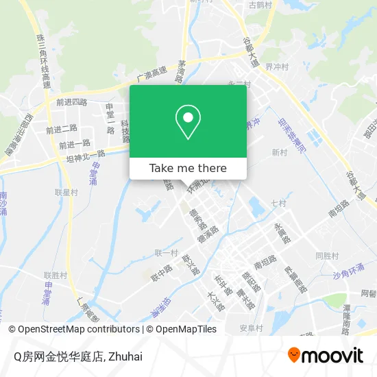 Q房网金悦华庭店 map