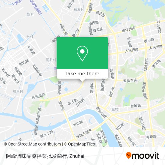 阿峰调味品凉拌菜批发商行 map