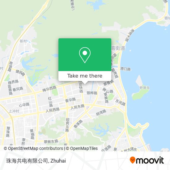 珠海共电有限公司 map