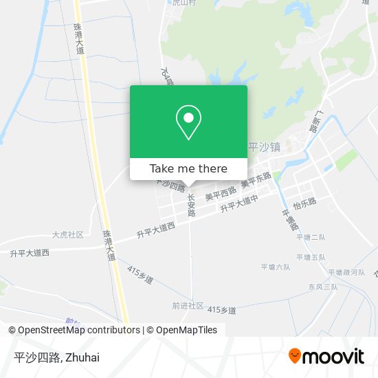 平沙四路 map