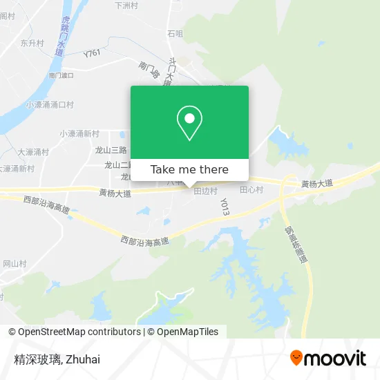 精深玻璃 map