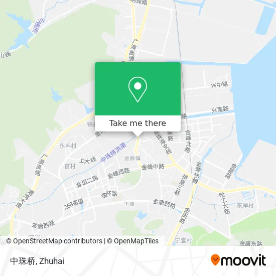 中珠桥 map