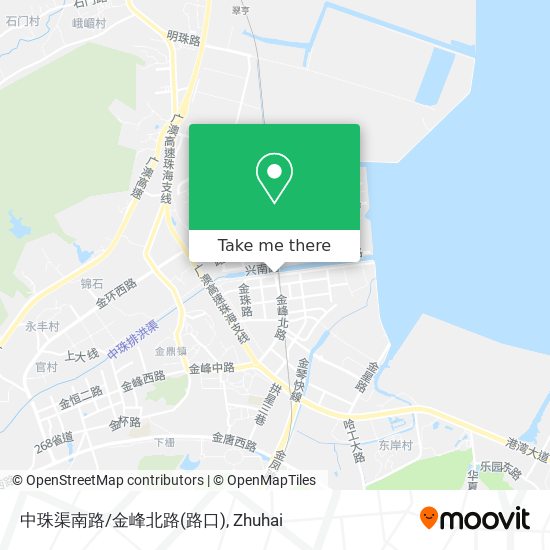 中珠渠南路/金峰北路(路口) map