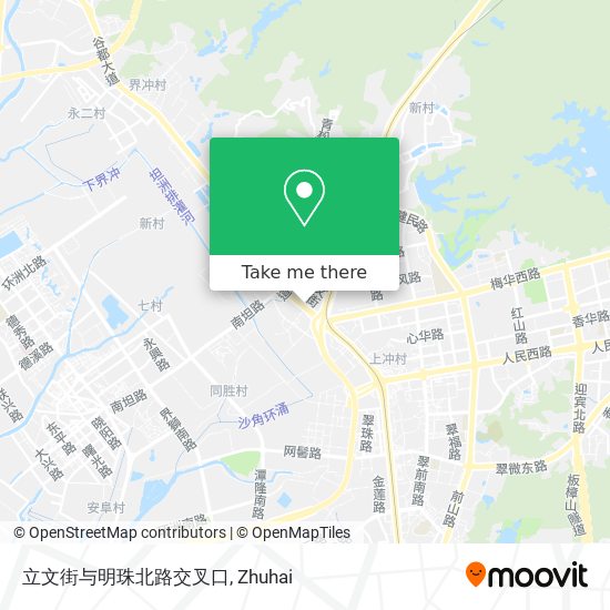 立文街与明珠北路交叉口 map