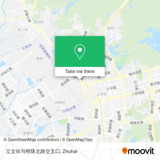 立文街与明珠北路交叉口 map