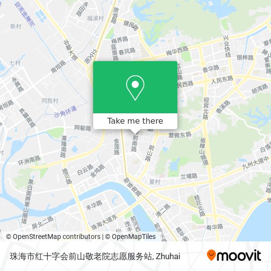 珠海市红十字会前山敬老院志愿服务站 map
