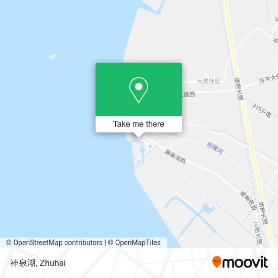 神泉湖 map