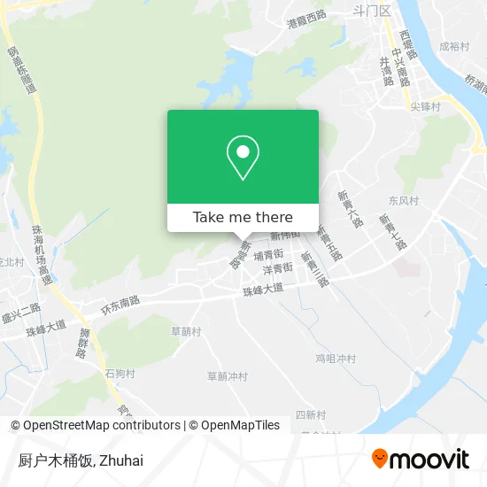 厨户木桶饭 map