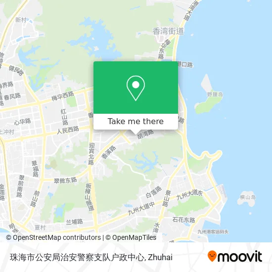 珠海市公安局治安警察支队户政中心 map