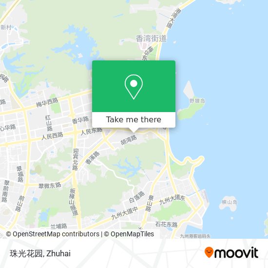 珠光花园 map