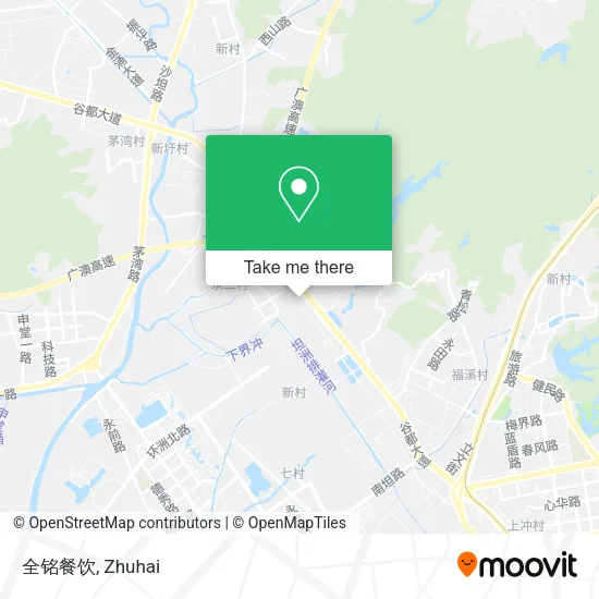 全铭餐饮 map