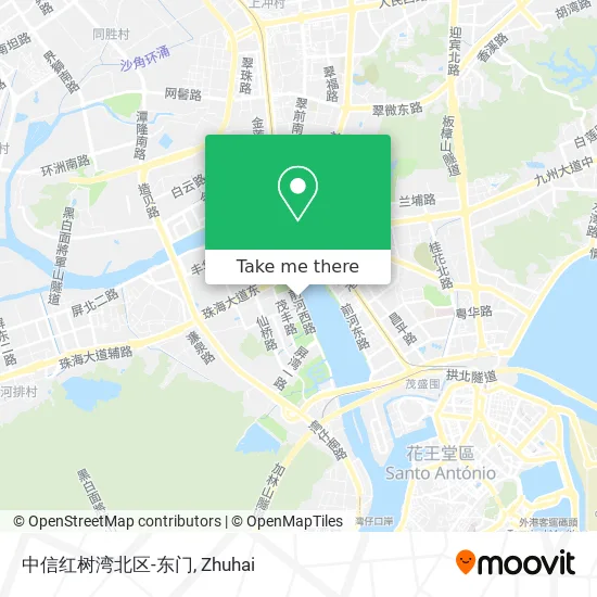 中信红树湾北区-东门 map
