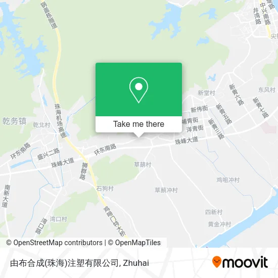 由布合成(珠海)注塑有限公司 map