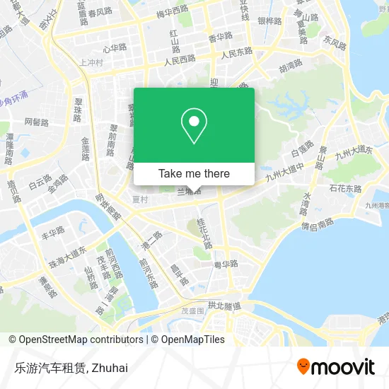 乐游汽车租赁 map