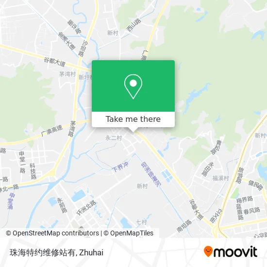 珠海特约维修站有 map