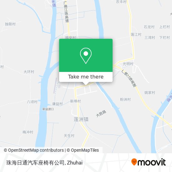 珠海日通汽车座椅有公司 map
