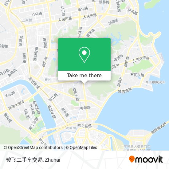 骏飞二手车交易 map