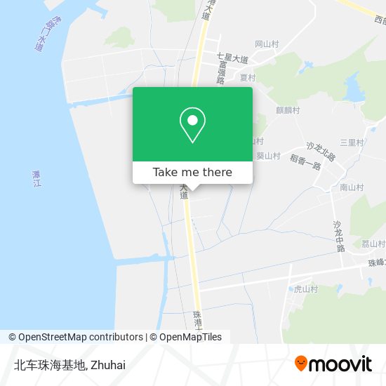 北车珠海基地 map