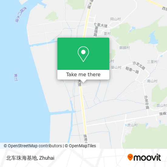 北车珠海基地 map