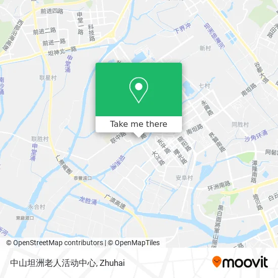 中山坦洲老人活动中心 map