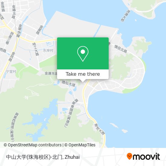 中山大学(珠海校区)-北门 map