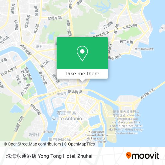 珠海永通酒店 Yong Tong Hotel map