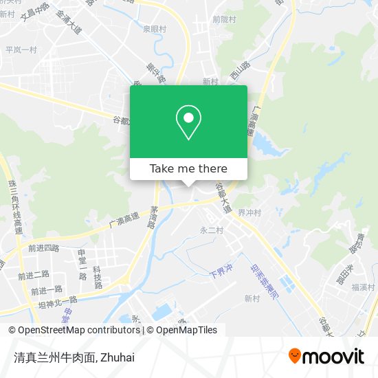 清真兰州牛肉面 map