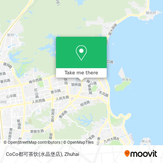 CoCo都可茶饮(水晶堡店) map
