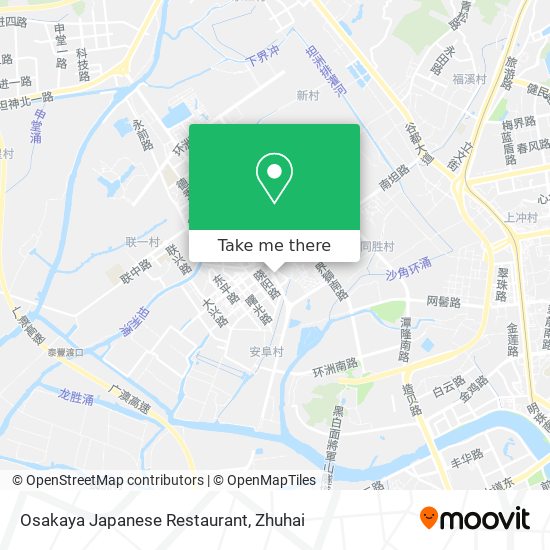 Osakaya Japanese Restaurant map