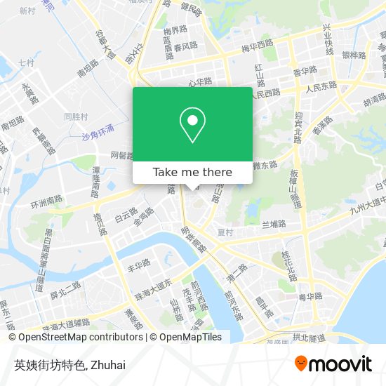 英姨街坊特色 map