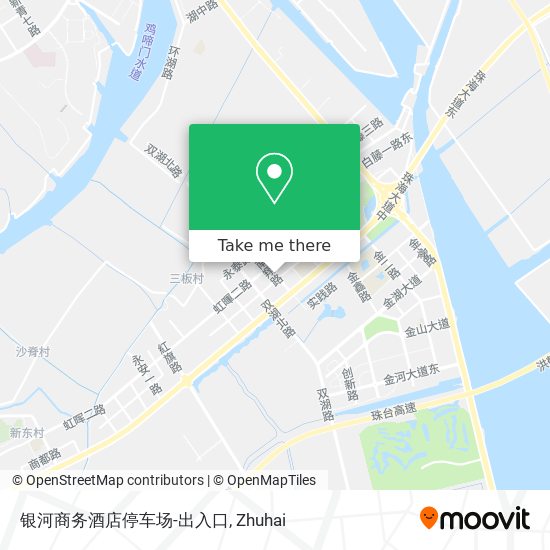 银河商务酒店停车场-出入口 map