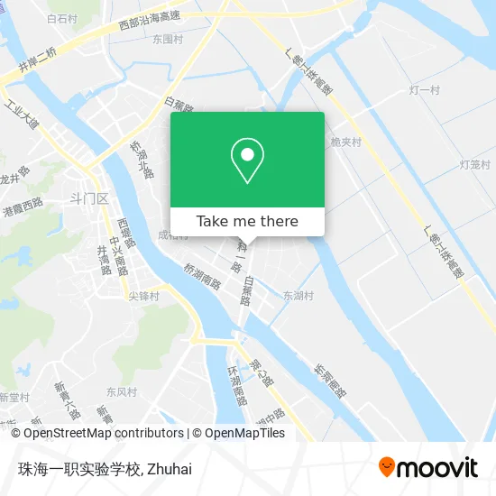 珠海一职实验学校 map
