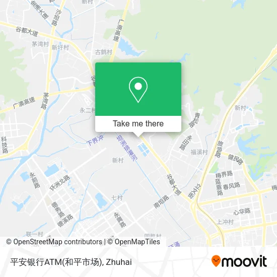 平安银行ATM(和平市场) map