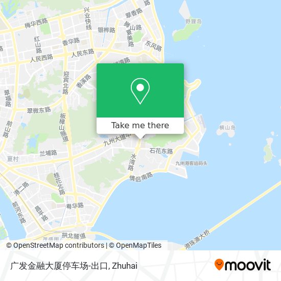 广发金融大厦停车场-出口 map