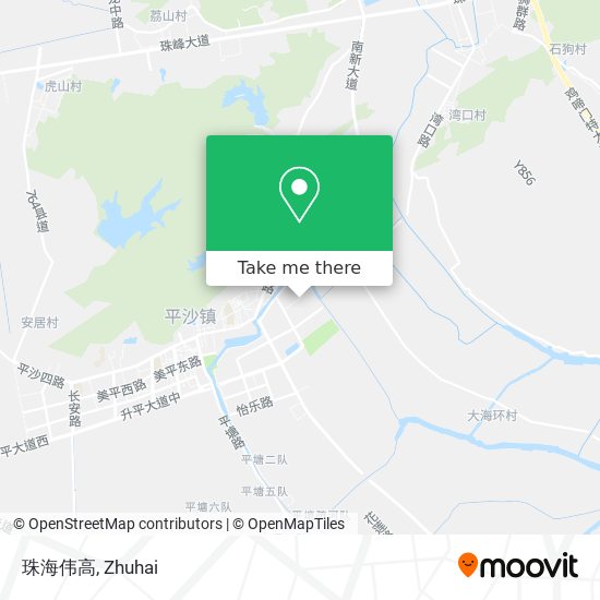 珠海伟高 map