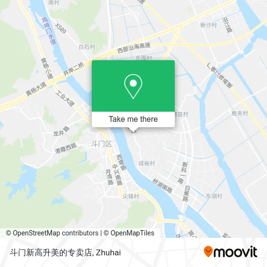 斗门新高升美的专卖店 map